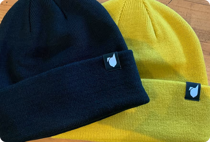Sniff Dog Hotel logo beanies 