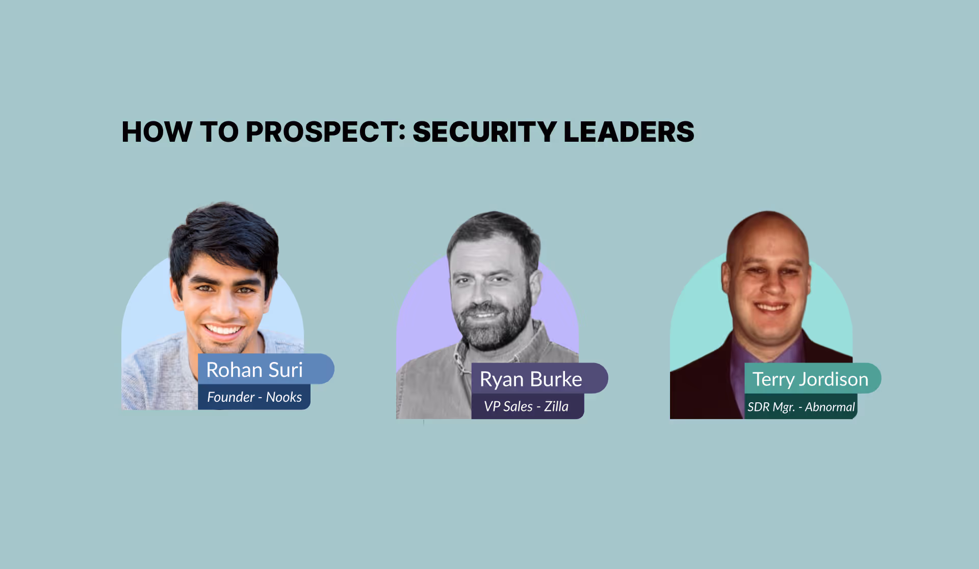 How to Prospect: Security Leaders [Webinar Recap]