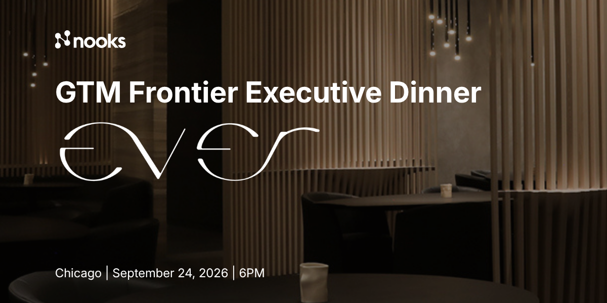 The GTM Frontier: Executive Dinner