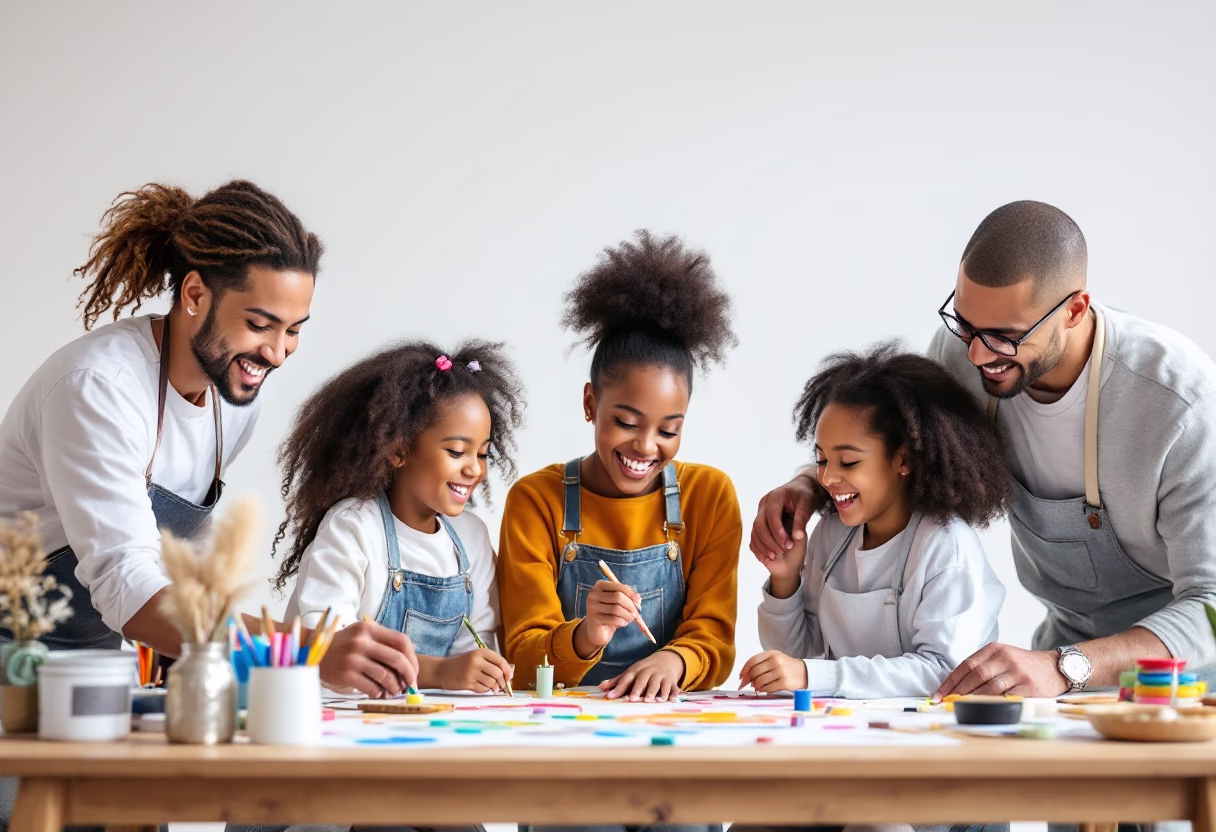 community event with children and adults