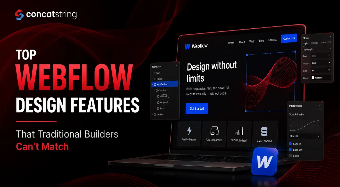 Top Webflow Design Features That Traditional Builders Can't Match