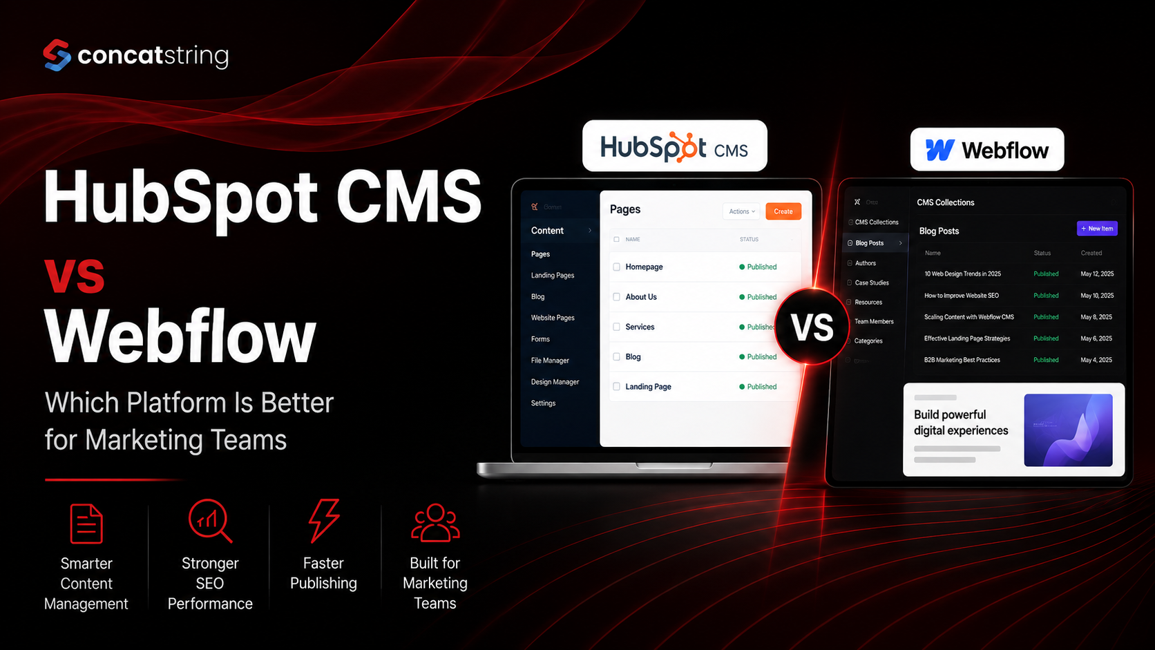 HubSpot CMS vs Webflow: Which Platform Is Better for Marketing Teams?