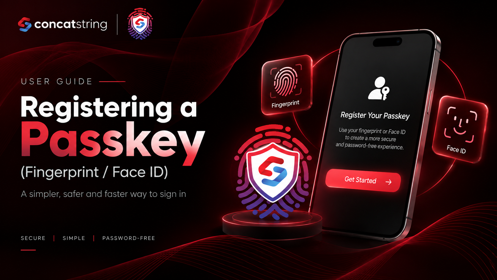 Registering a Passkey (Fingerprint / Face ID) - User Guide