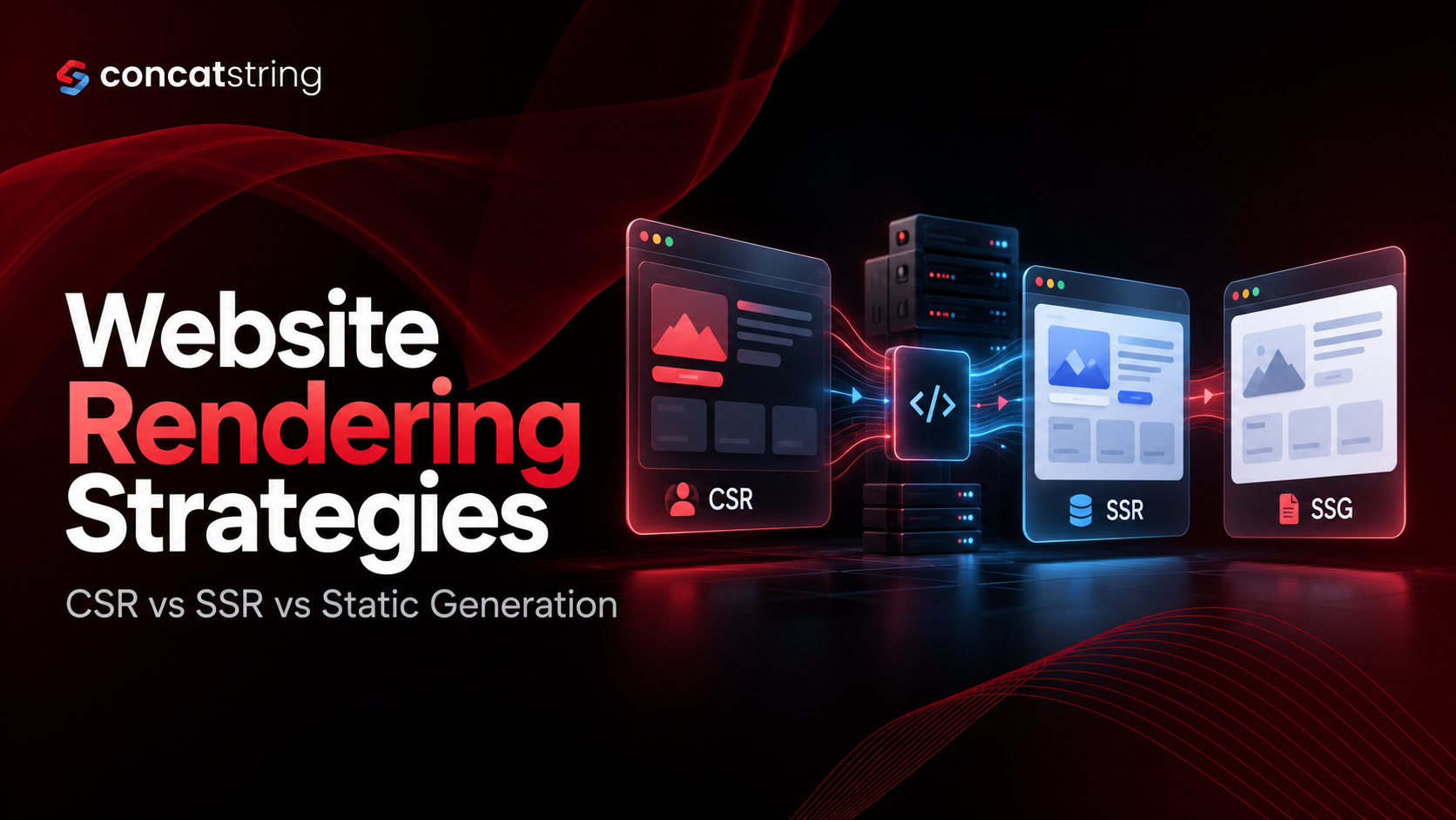 Website Rendering Strategies Explained: Client-Side Rendering vs Server-Side Rendering vs Static Generation
