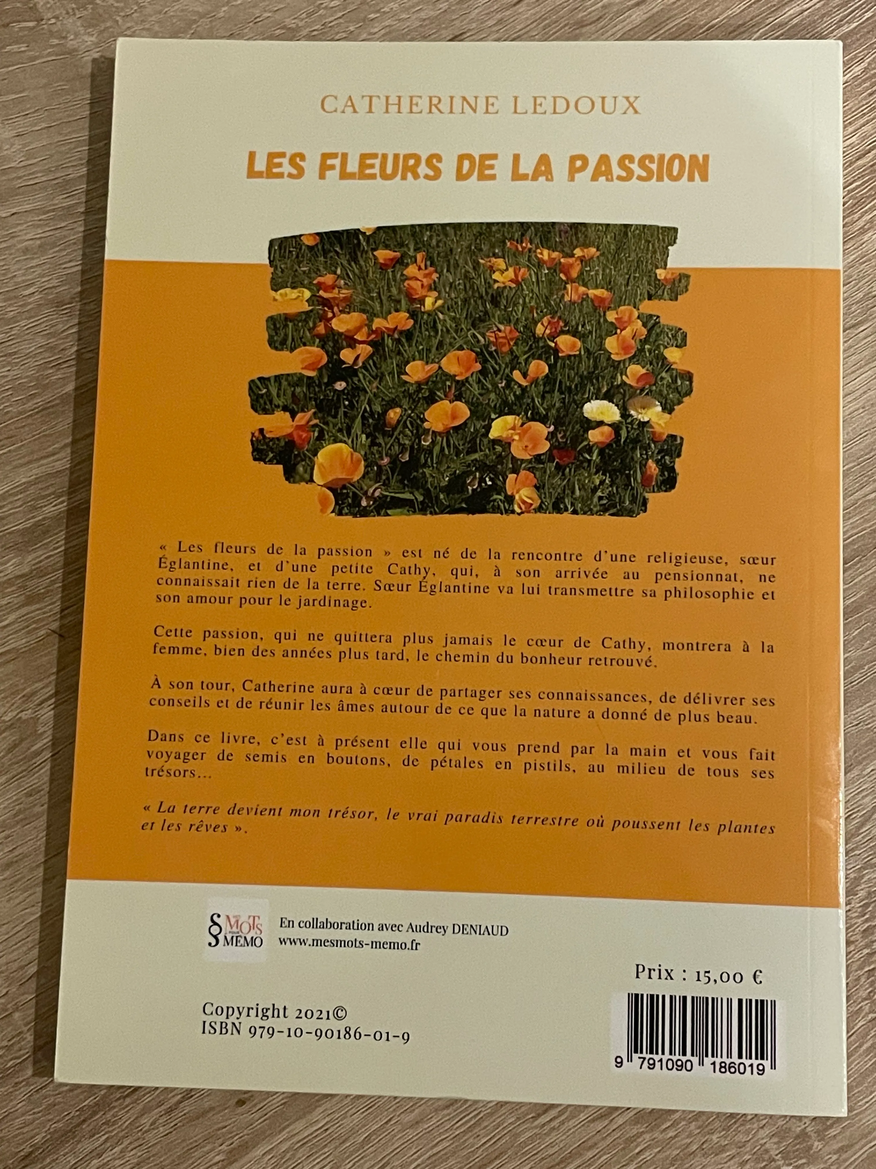 Dos de couverture du livre Les fleurs de la passion
