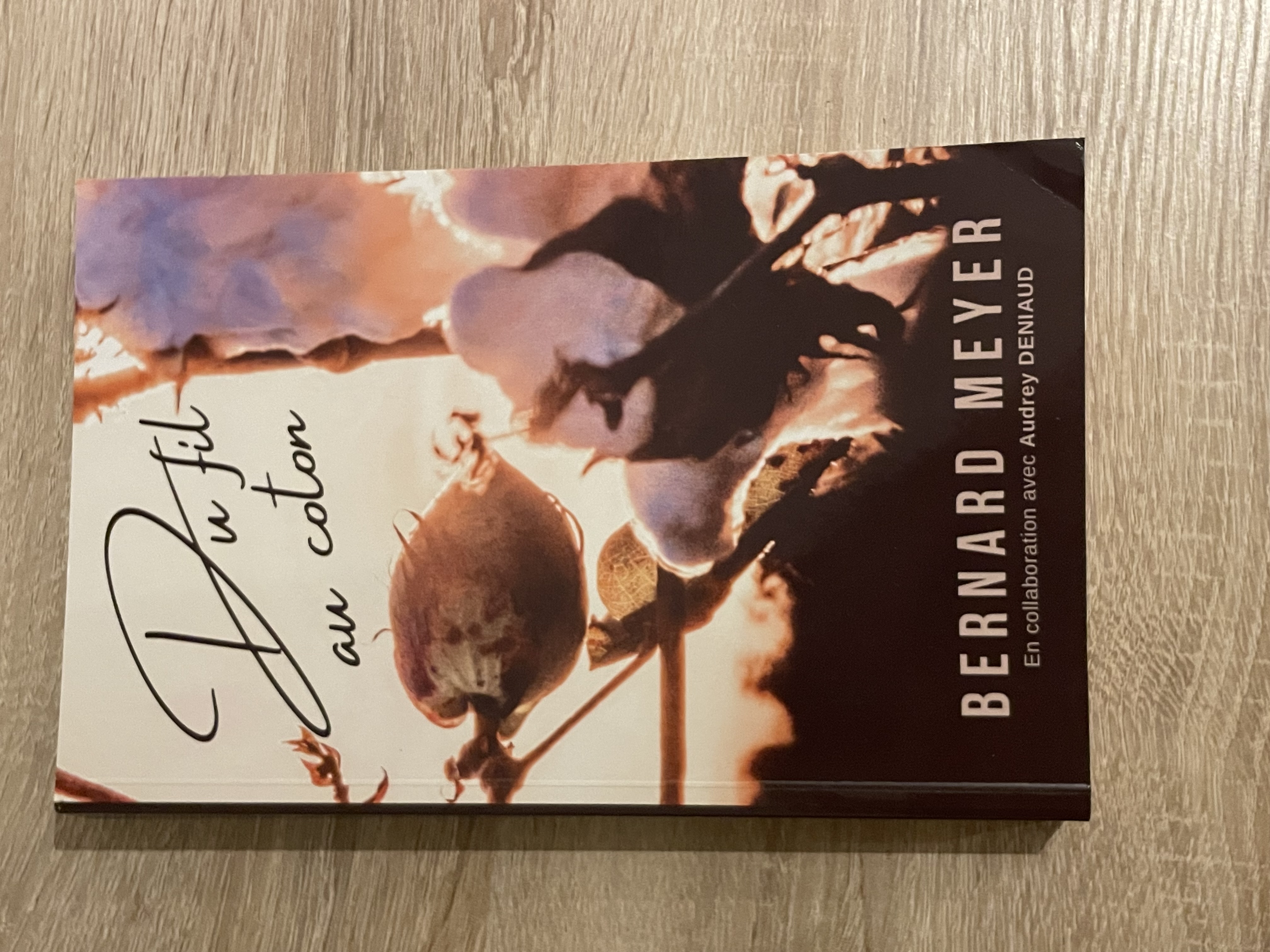 Couverture du livre autoédité Du fil au coton