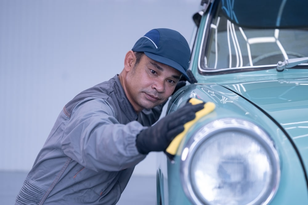 Restauração de carro antigo