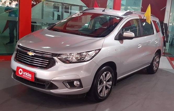 Spin LTZ 1.8 2019: Acabamento Externo