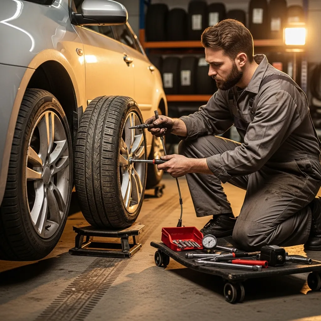 Stuck with a Flat? Guide to Professional Tire Repair image