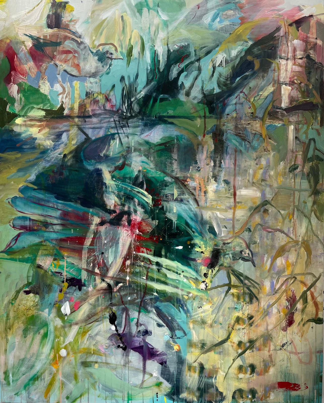 Aviary of Imagination, 2024 — oil on canvas by Melissa O'Donnell
