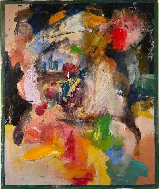 Modern Fresco Series III, 2024 — oil on canvas by Melissa O'Donnell