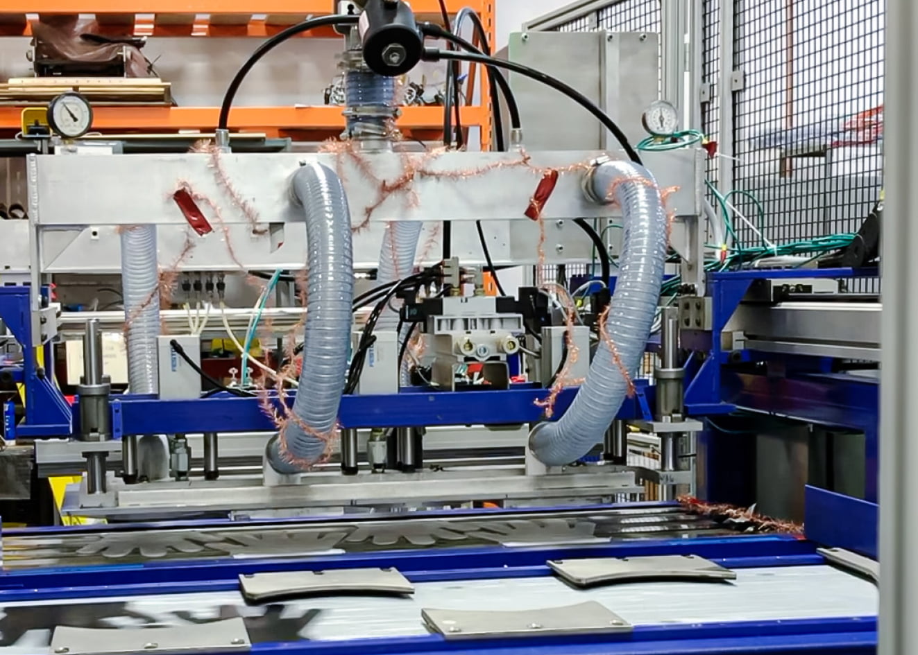 Industrial automation solution designed for high-speed component handling and production
