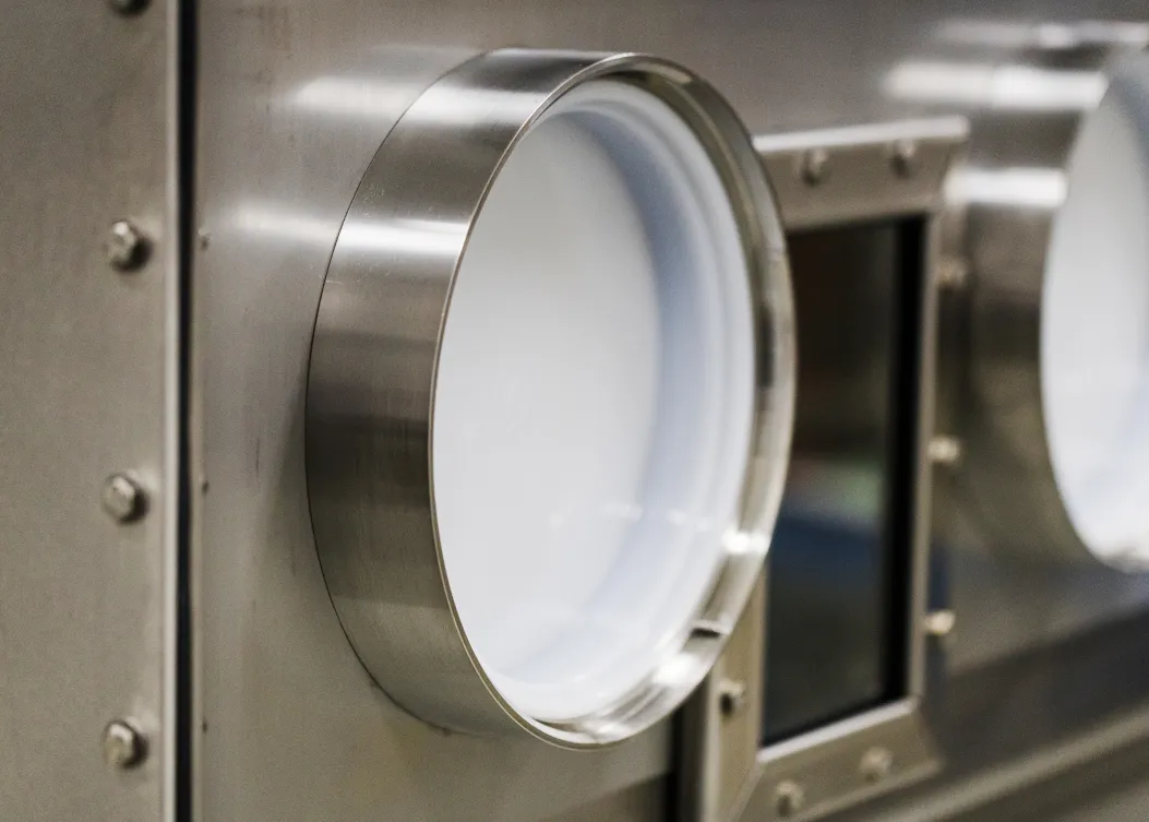 Nuclear-grade glovebox enclosure manufactured for controlled and traceable production environments