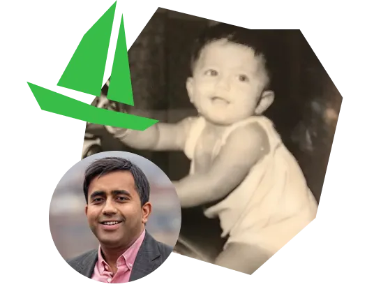 Niroj Sri as and adult and child