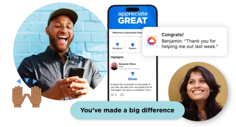 O.C. Tanner’s Culture Cloud recognition platform helps all employees give and receive recognition, no matter where (or when) they work.