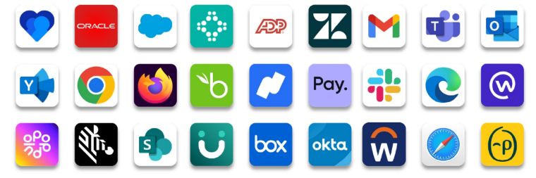 A selection of apps that integrate with O.C. Tanner’s Culture Cloud recognition platform. 