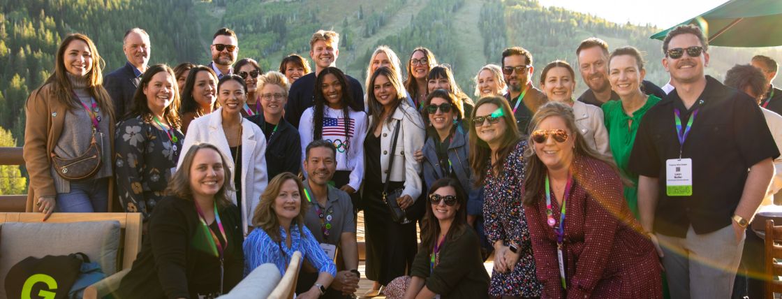 A large group portrait from Influence Greatness 2024