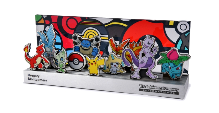 A photo of a Careerscape, a symbolic workplace award that allows employees to collect meaningful custom icons