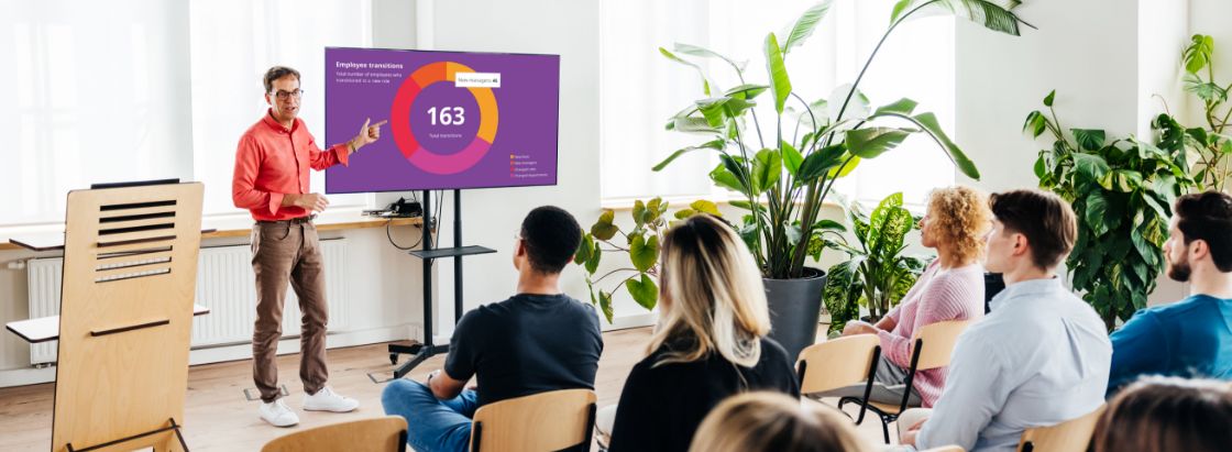 Coworkers attending a meeting