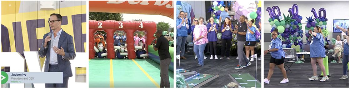 Photos from Ensemble Health Partners' 10th anniversary celebration, the Ensemble Games