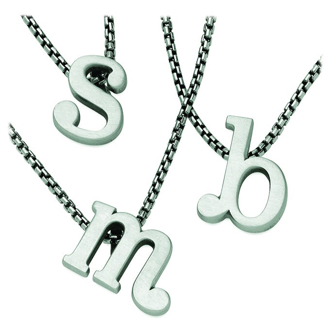 Initial Pendant Necklace