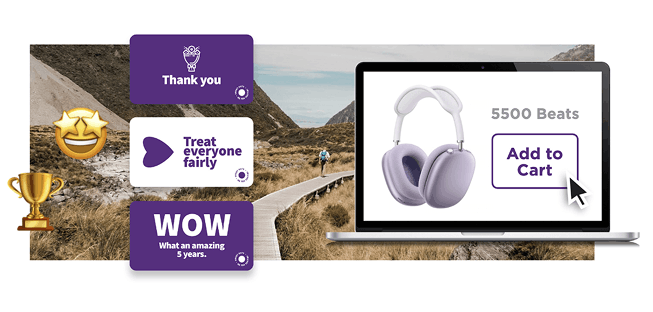  IAG’s inclusive employee recognition eCards, powered by O.C. Tanner’s Culture Cloud.