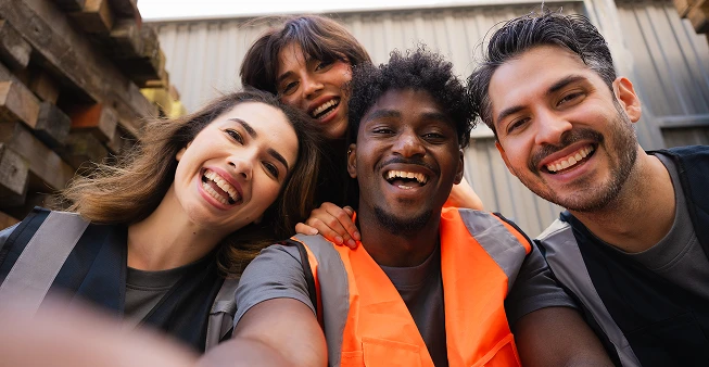 Construction employees