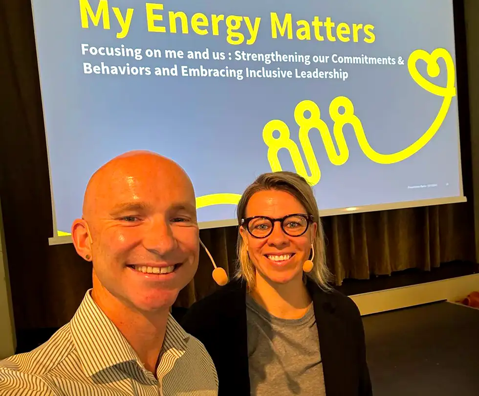 NOV employees after an event about “My Energy Matters: Strengthening our Commitments & Behaviors and Embracing Inclusive Leadership.”