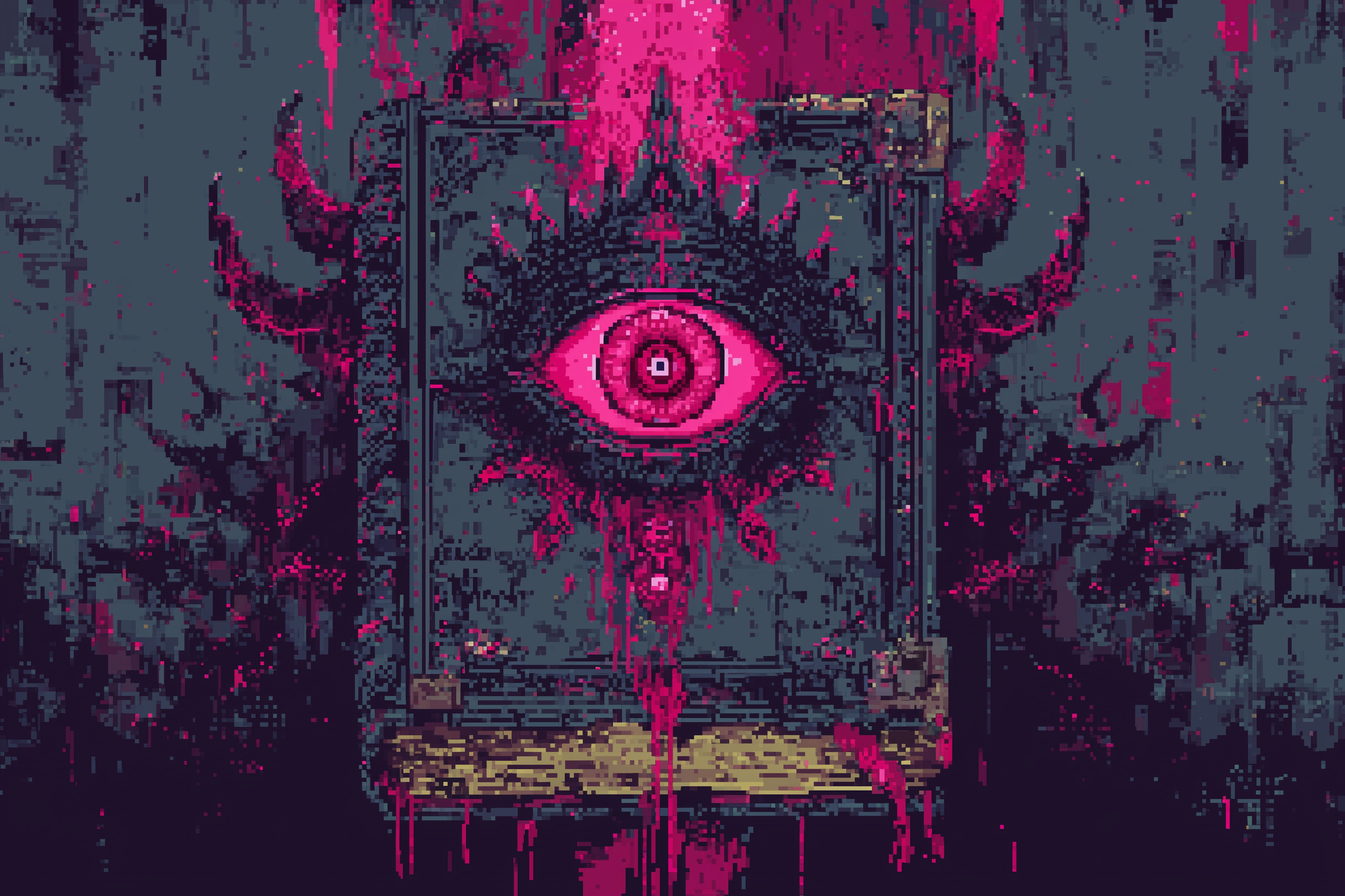 [background image] image of a digital display screen with marketing visuals (for a ai marketing tech company).