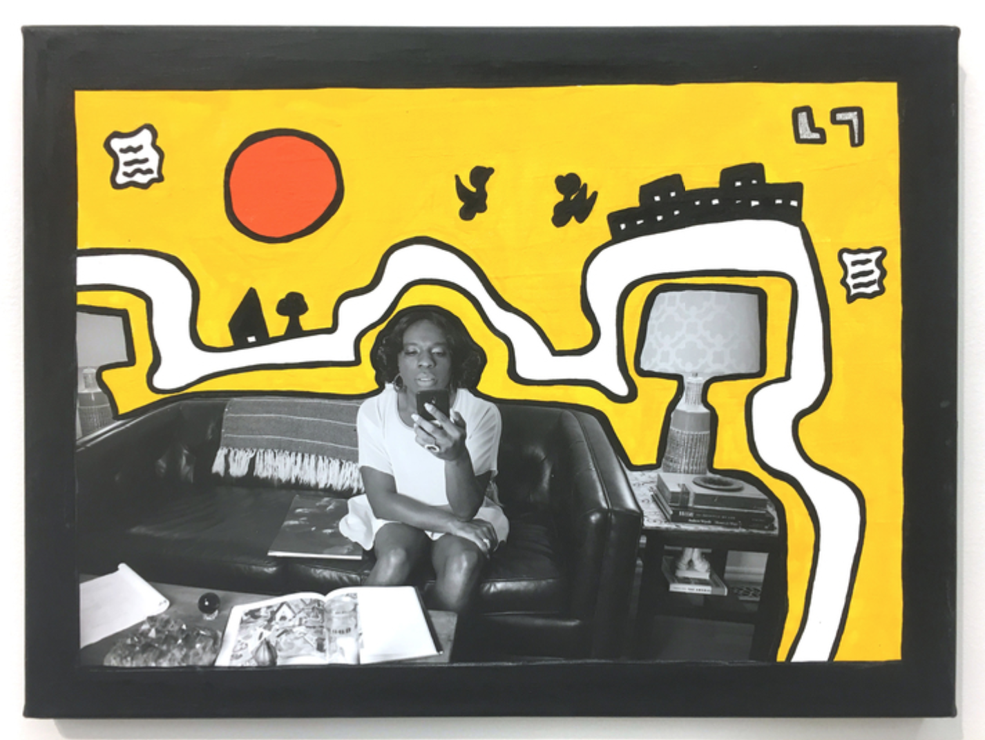 Sean Horton Gallery, Kalup Lindsay, Brenna On The Phone, 2019