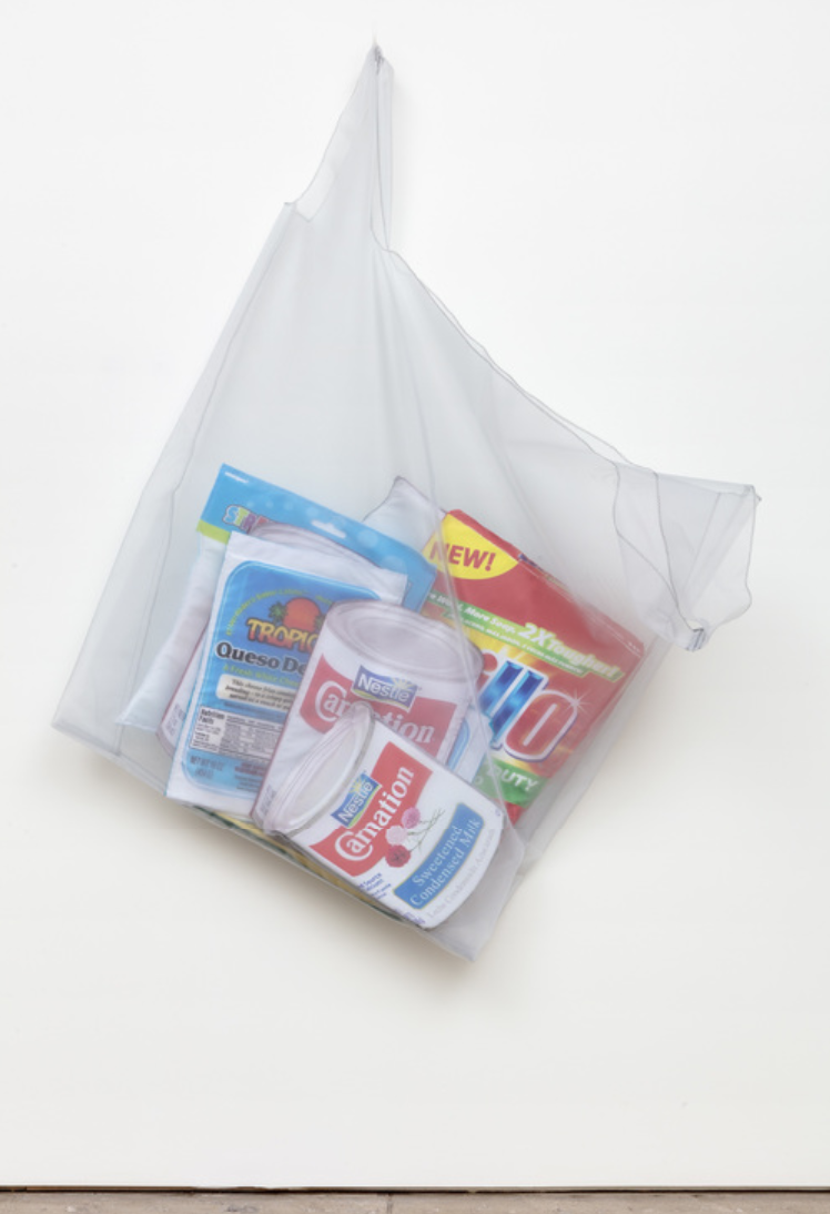 Sean Horton (presents), Lucia Hierro, Mandao: Para Baby Chower (Hung Open) #2, 2019, Polyorganza, felt, and digital print on brushed nylon, 42 x 57 x 5 in, 106.7 x 144.8 x 12.7 cm