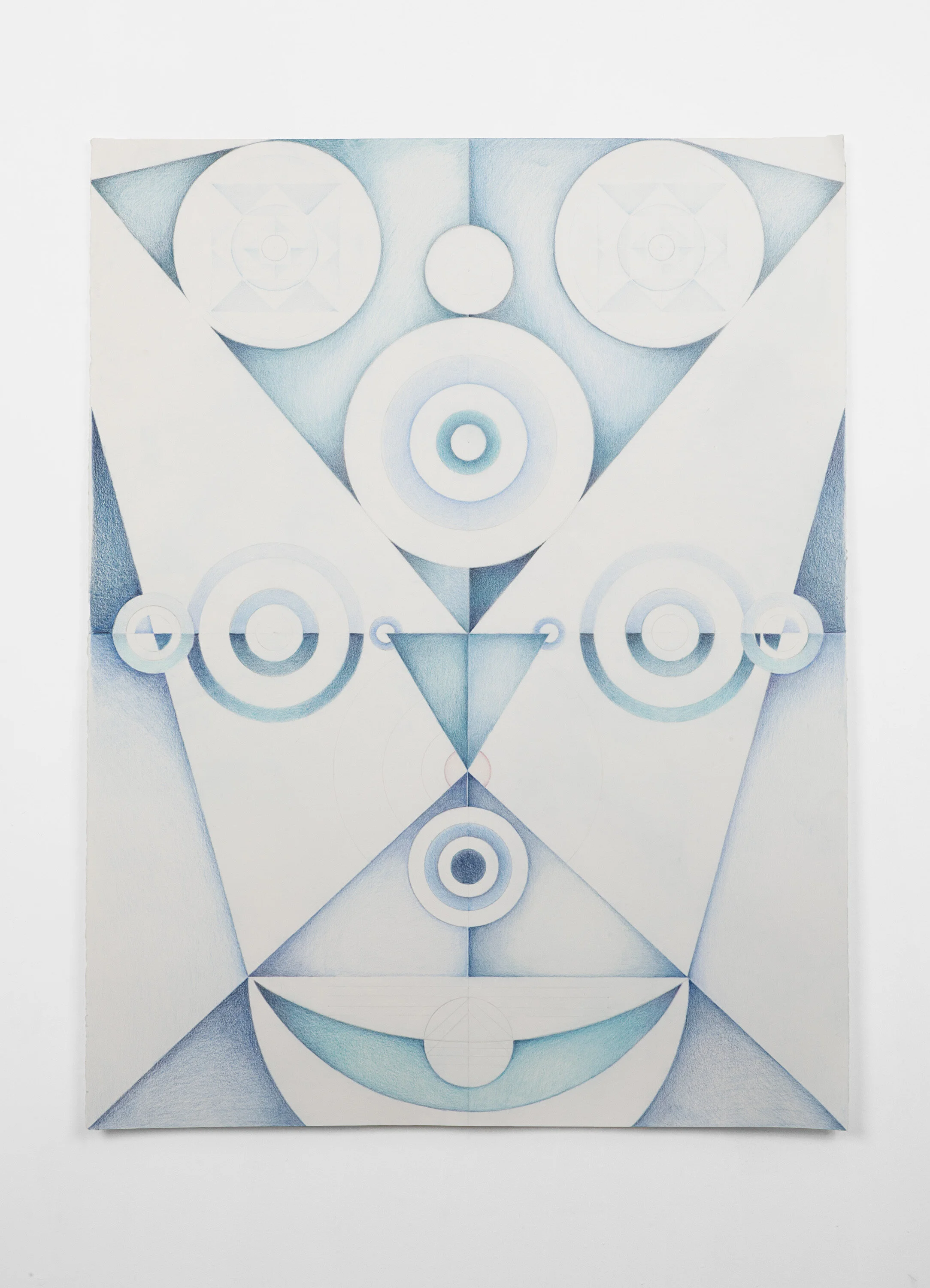 New Discretions, Kathryn Garcia, Neolitika, 2018, Colored pencil on Stonehenge paper, 50 x 38 in, 127 x 96.5 cm