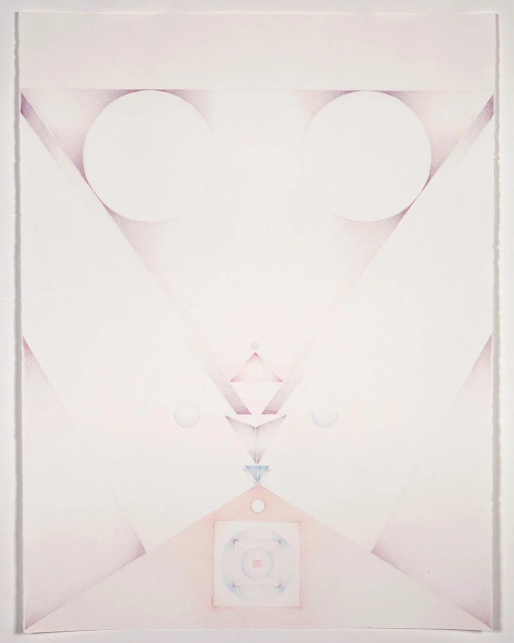 Kathryn Garcia, Tangerine Dream, 2015, 2018, Colored pencil on Stonehenge paper 50x38in. Courtesy of New Discretions.