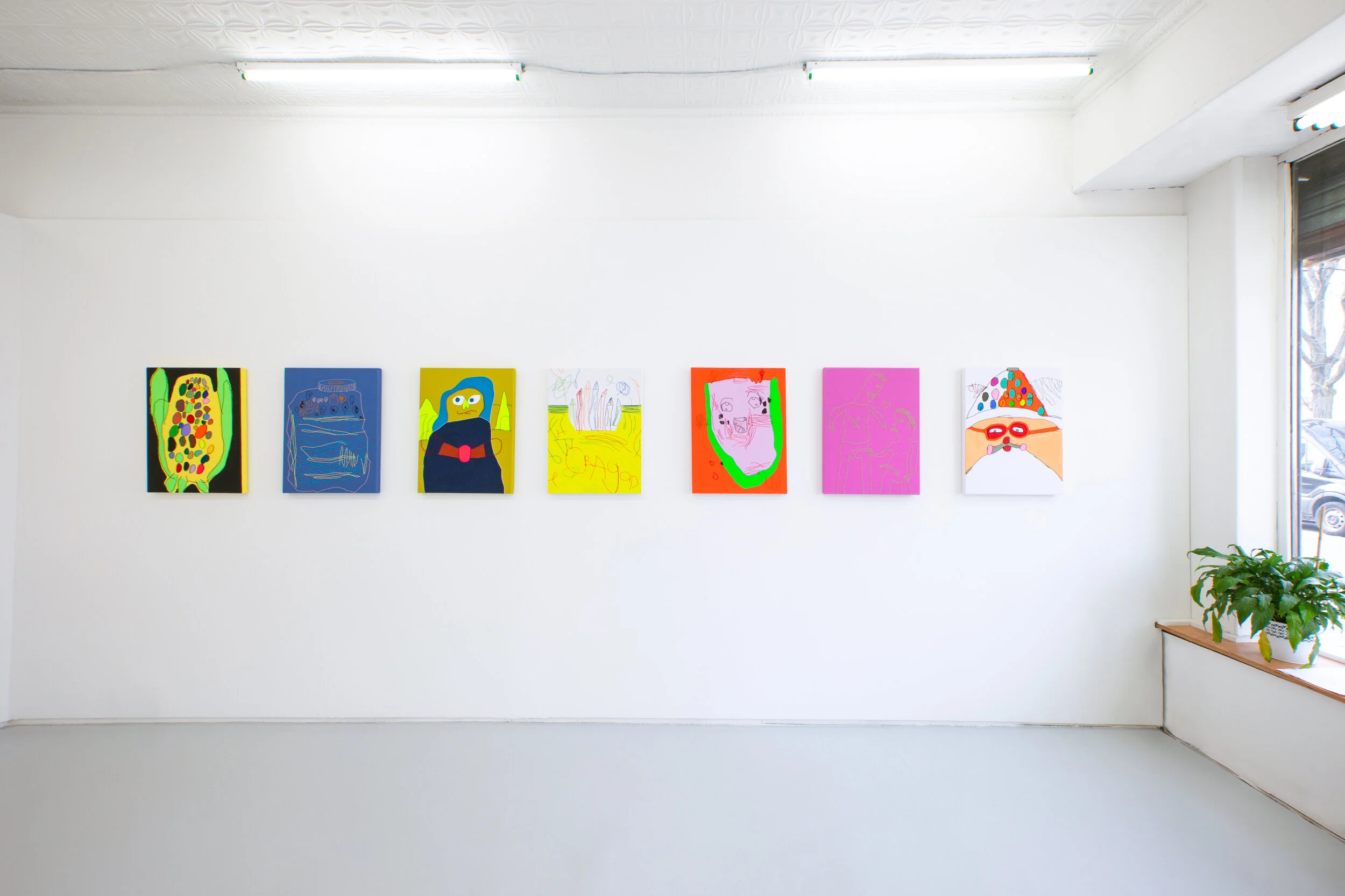 Installation view of Caroline Wells ChandlerTutti Frutti (April-June 2019) Courtesy of Mrs. Gallery