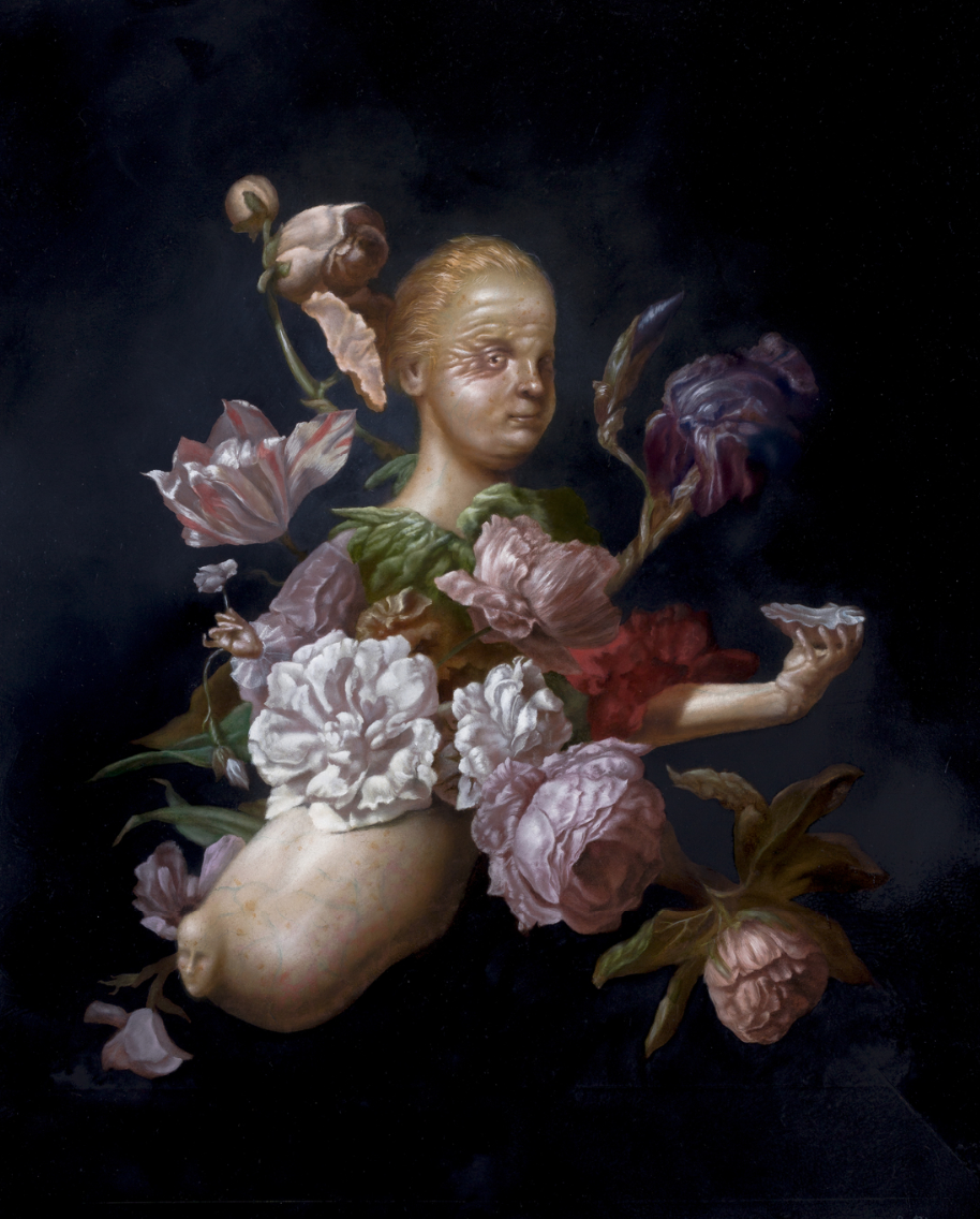 Sara Birns Inconclusive Providence, 2020 Oil on linen 20 × 16 in 50.8 × 40.6 cm Courtesy of Richard Heller Gallery.