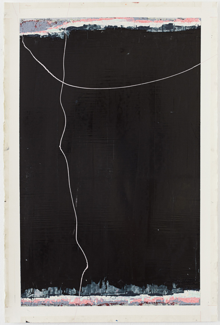 Jacob van Schalkwyk 8, 2013, Lithographic ink on paper 39 2/5 × 26 in, 100 × 66 cm. Courtesy of Suburbia Contemporary