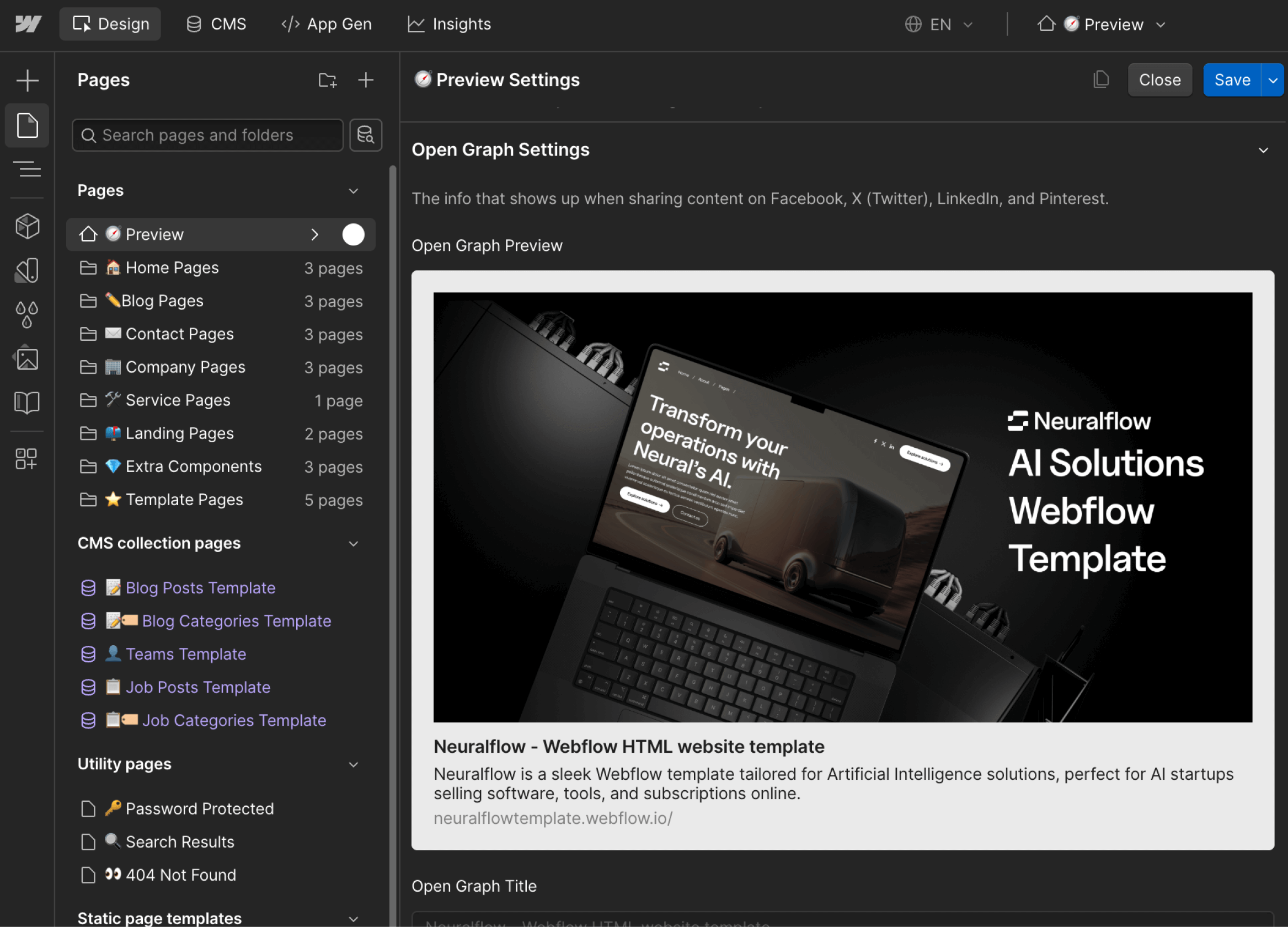 Neuralflow - SEO - AI Solutions Webflow Template | BRIX Template