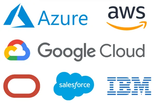 Cloud provider logos