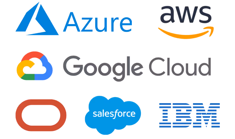 Cloud provider logos