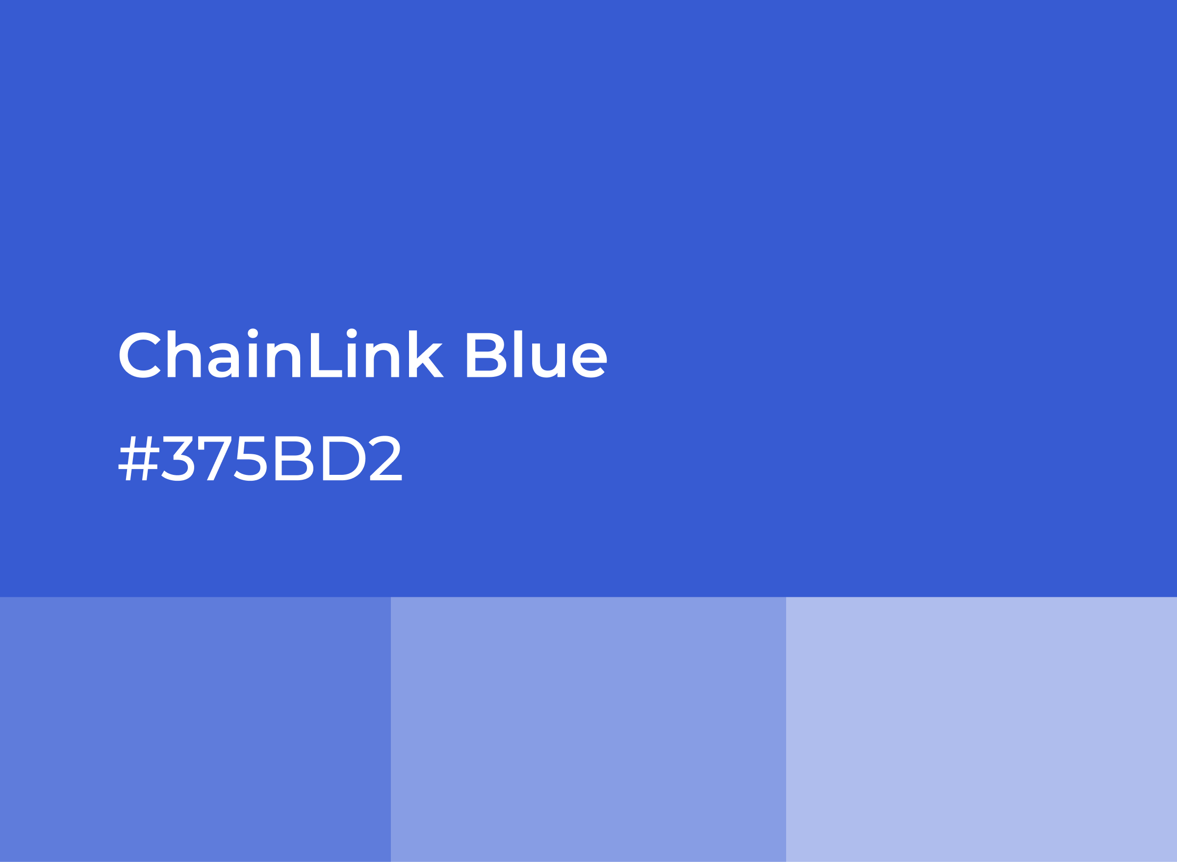 Chainlink dashboard primary colour palette