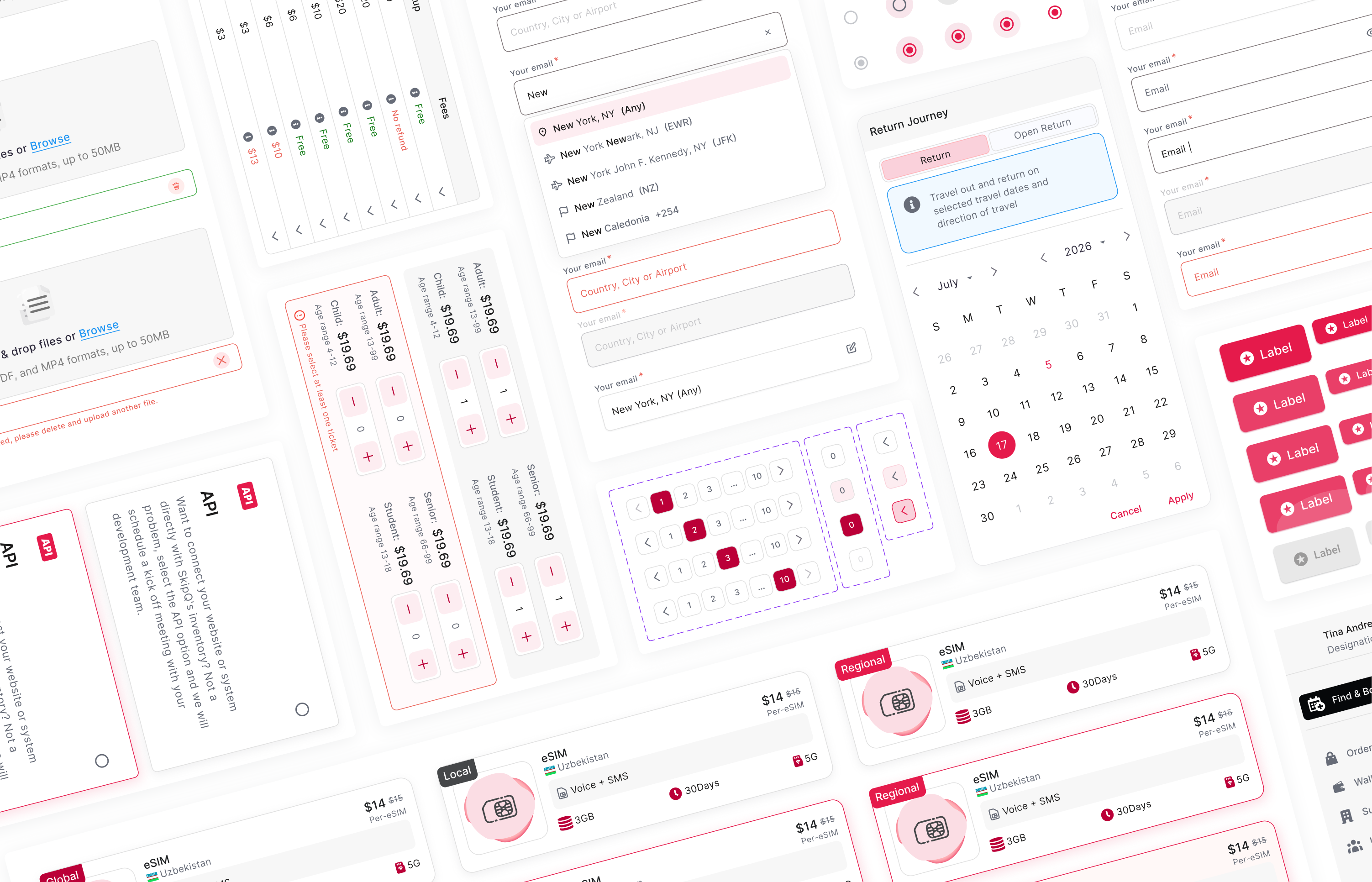 SkipQ Admin typography gallery 1