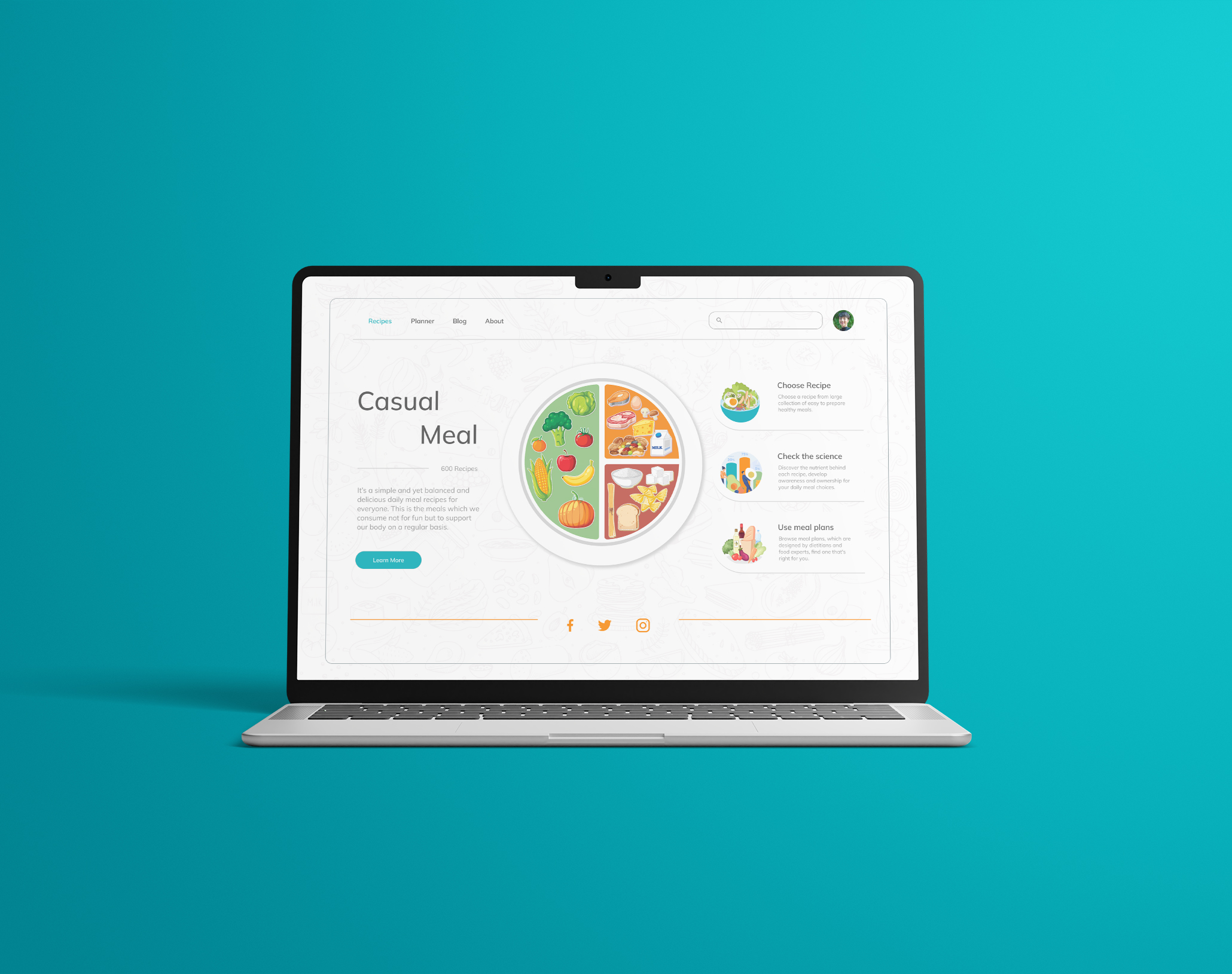 Casual Meal — Nutrition App