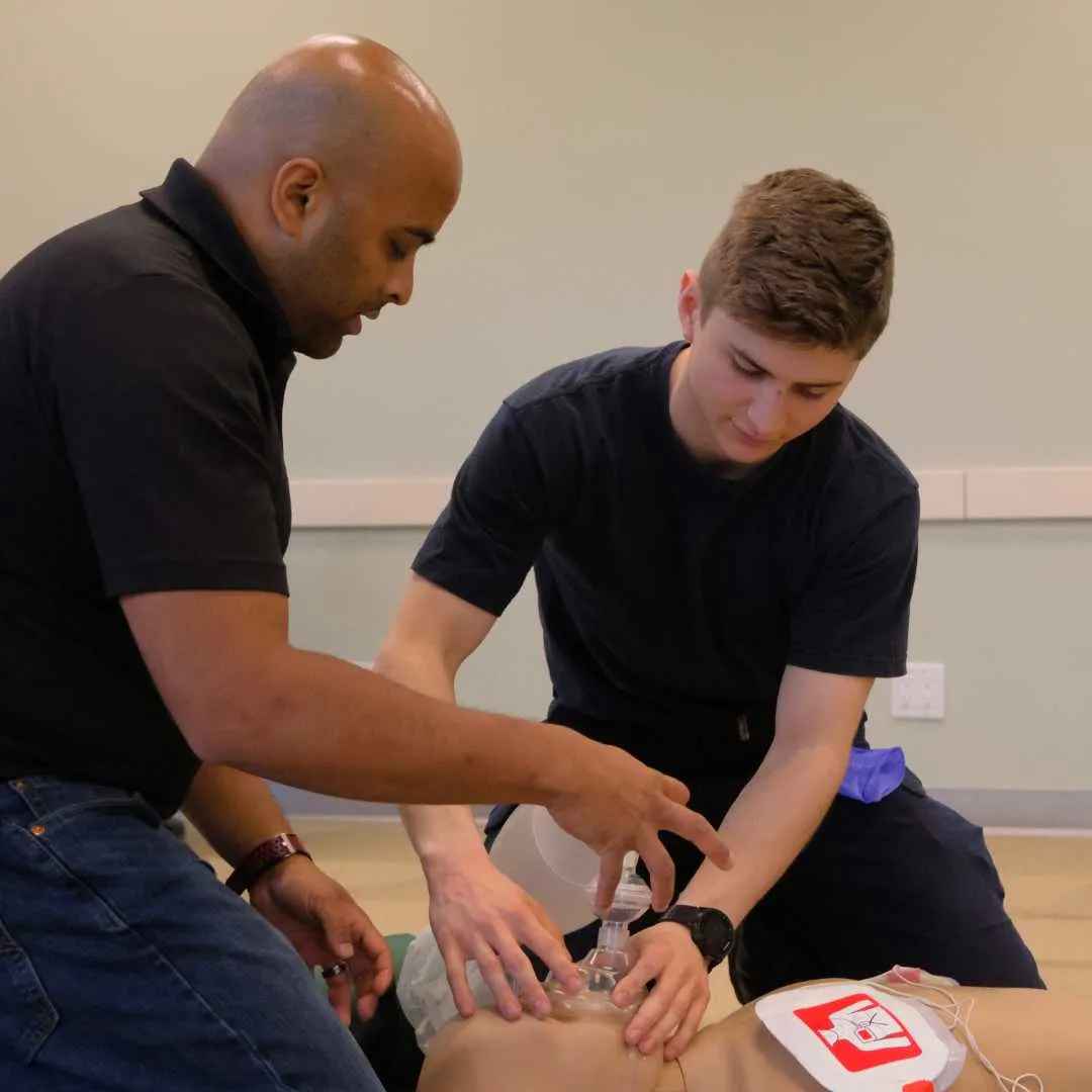 One-on-one CPR first aid training session Mississauga Brampton Toronto