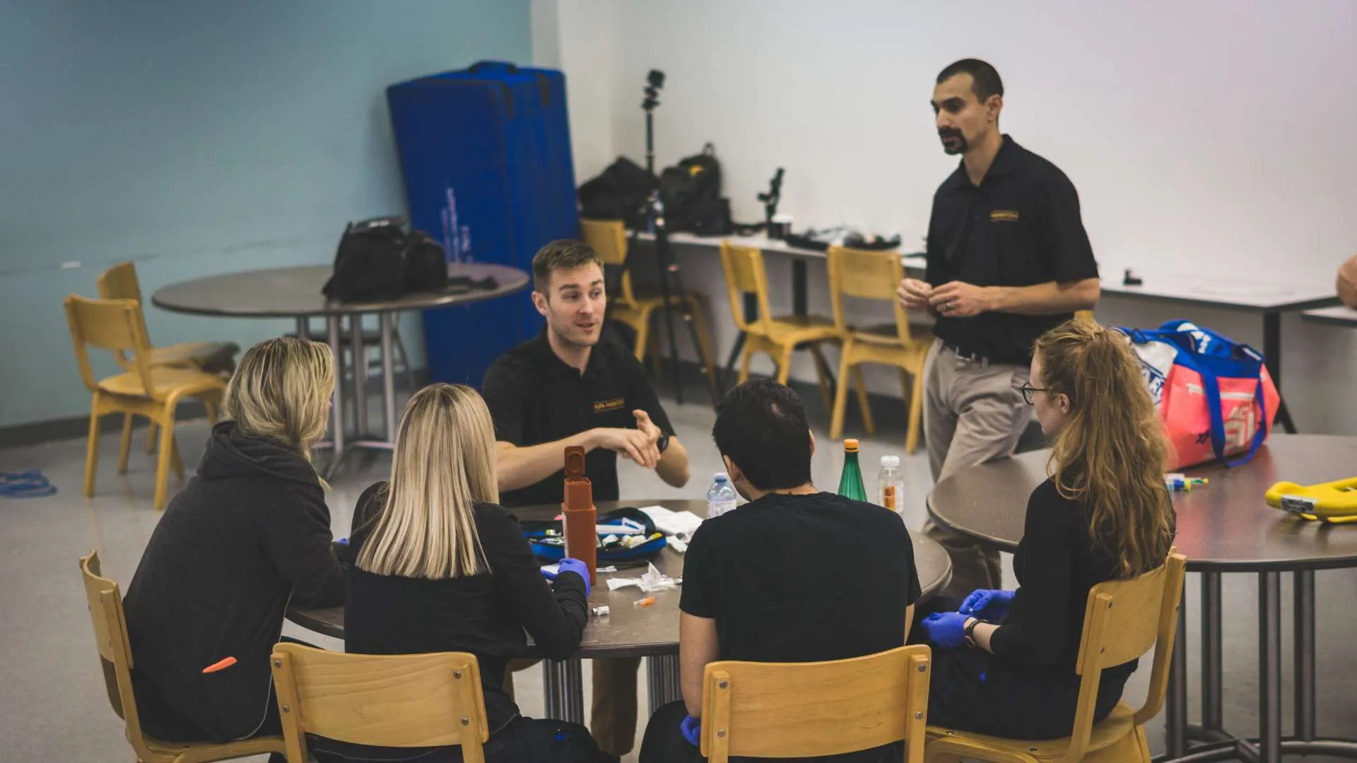 Para CPR First Aid instructors teaching certification course