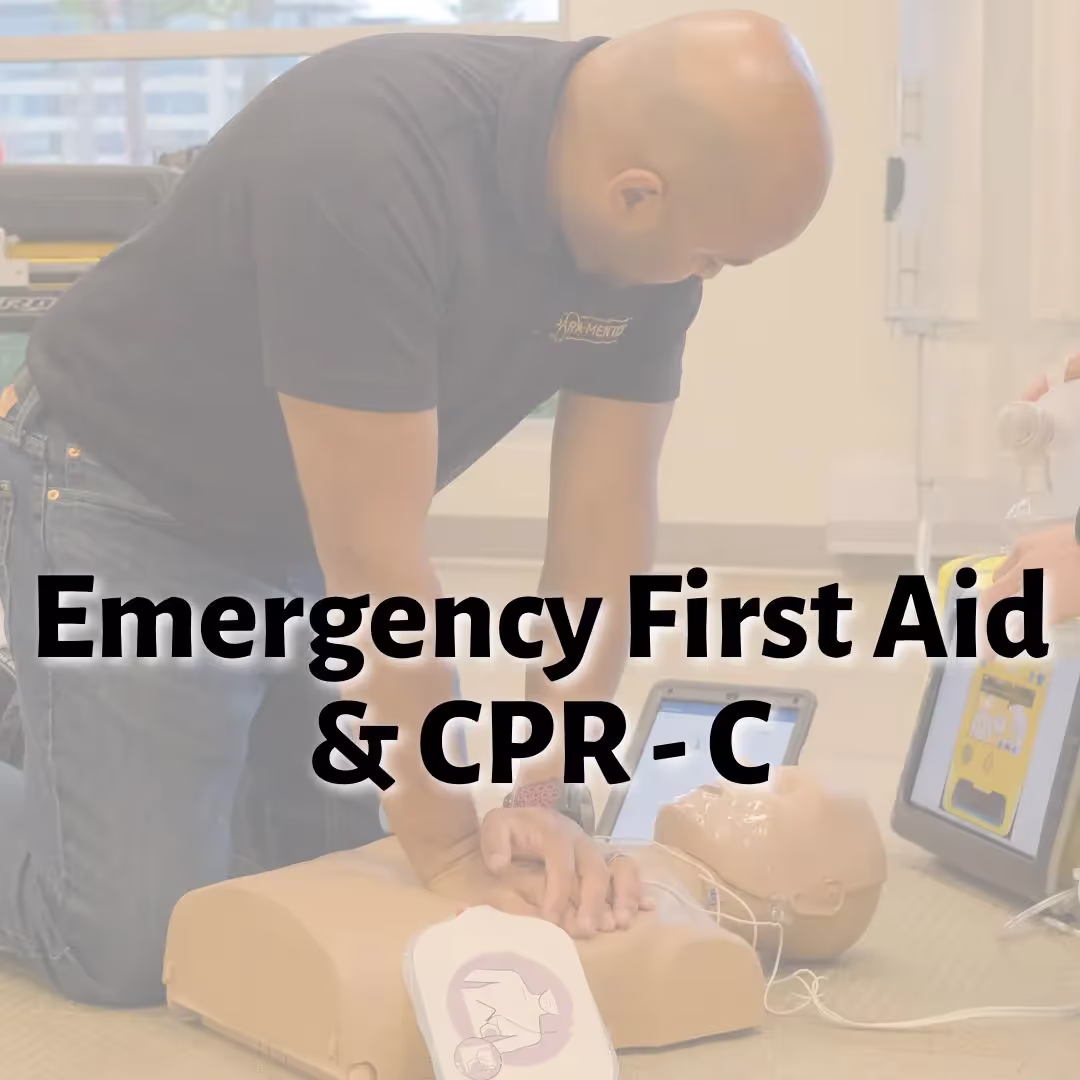 Basic First Aid and CPR C / A + AED (formerly Emergency First Aid)