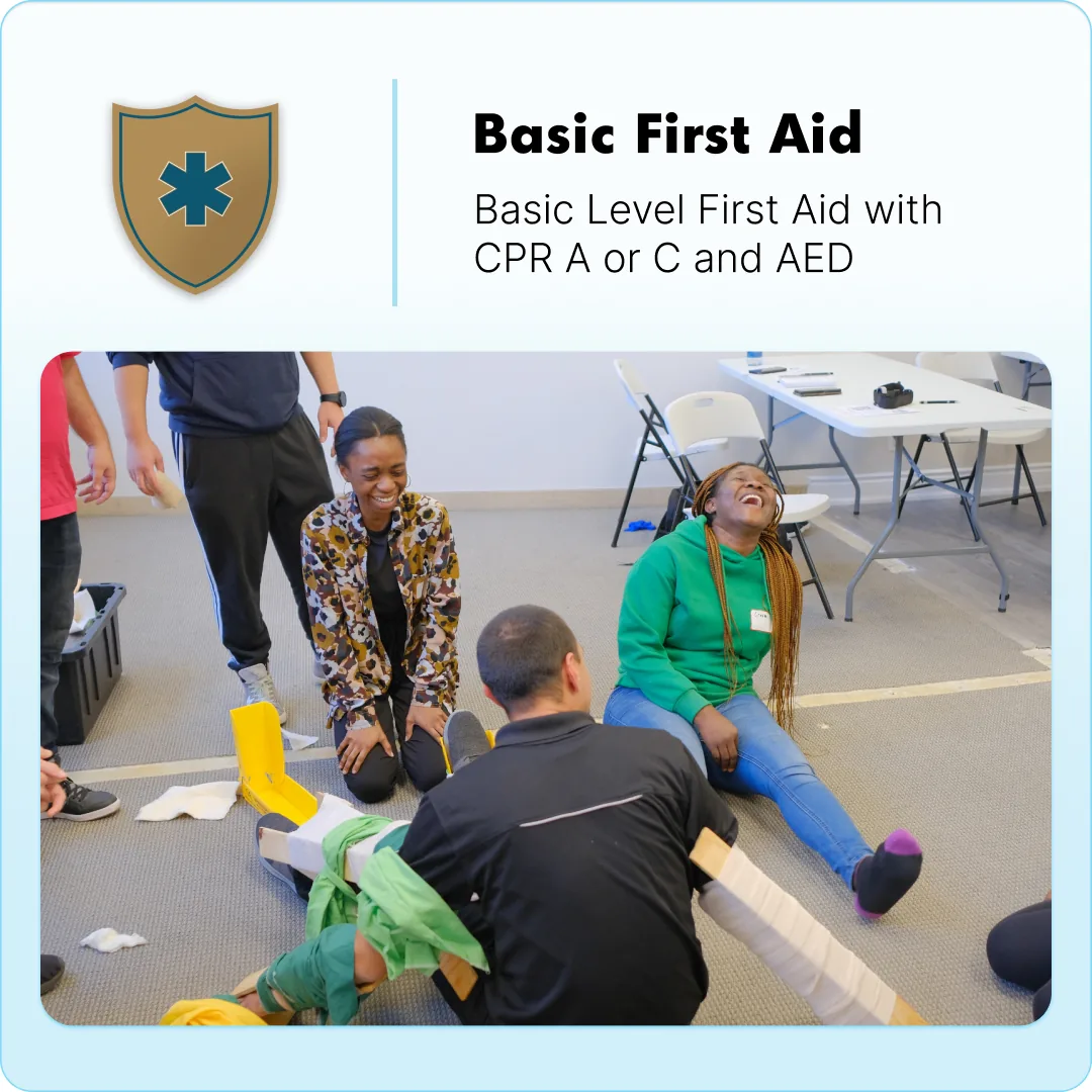 Basic First Aid and CPR C / A + AED