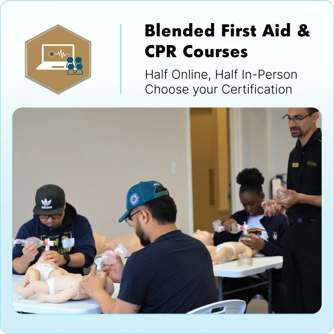 Blended In-Class & Online First Aid & CPR Training Courses