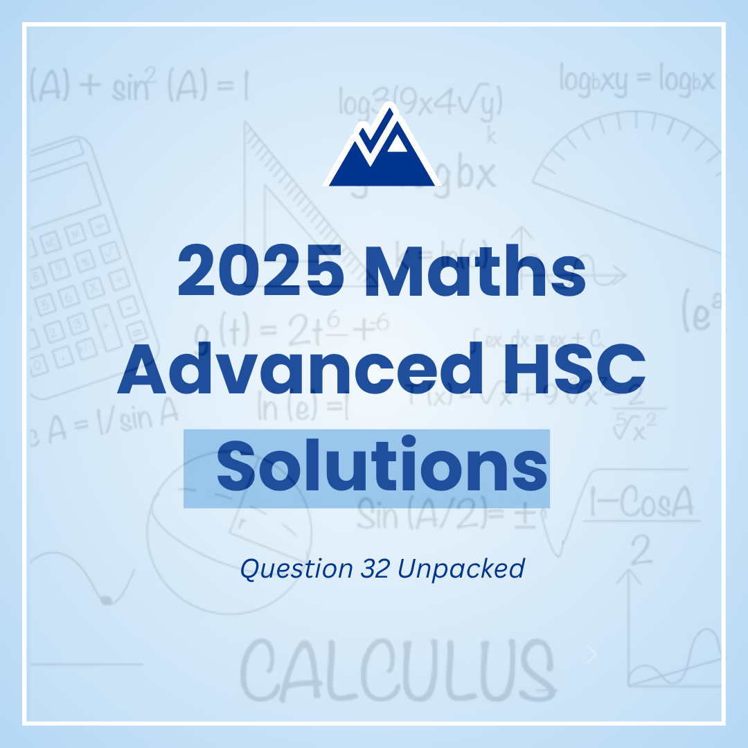 2025 Maths Advanced HSC Question 32