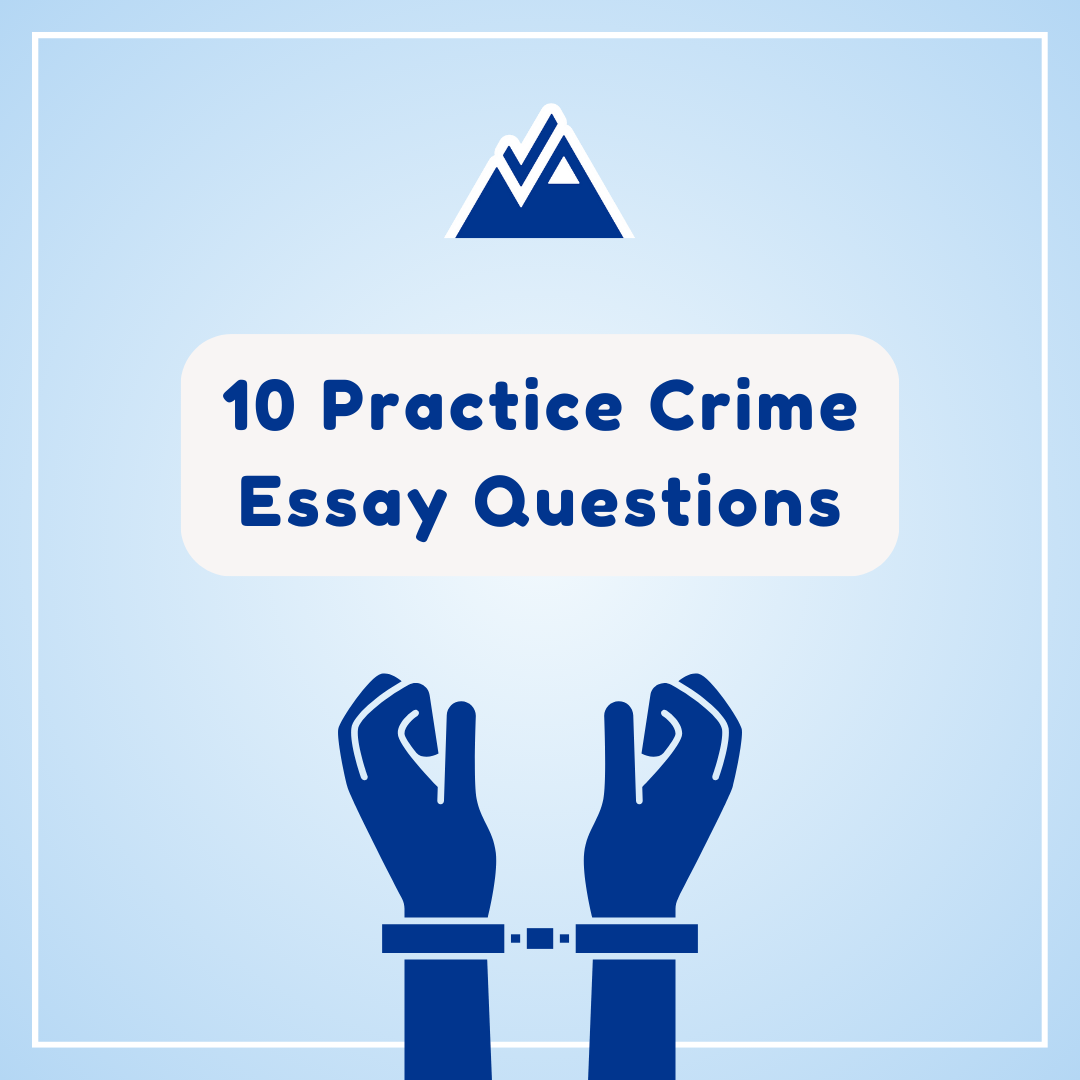 Crime essay questions