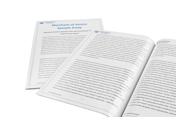 Pinnacle Learners sample essay booklet